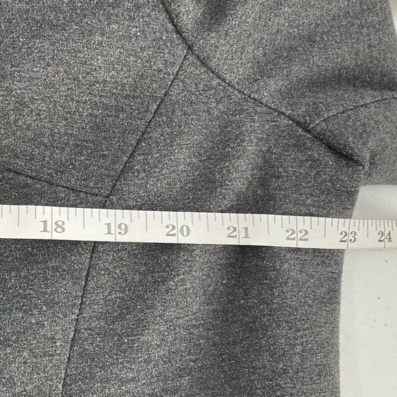 Mario Serrani Italian Long Sleeve Open Lined Faux Pocket Jacket Blazer Office - Picture 8 of 10